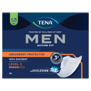 TENA MEN SHIELDS ACTIVE FIT 5D LEVEL 3 8 PACK thumbnail 2