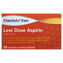 CHEMISTS OWN LOW DOSE ASPIRIN 100MG 28 TABLETS thumbnail 2