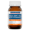 ETHICAL NUTRIENTS MEGA ZINC 40MG VITAMIN C ORANGE POWDER thumbnail 1