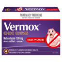 VERMOX CHOC CHEWS WORM TREATMENT 4 TABLETS thumbnail 1