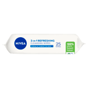 NIVEA 3 IN 1 REFRESHING WIPES 25 PACK thumbnail 9