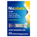 NICABATE EXTRA FRESH 4MG GUM 30 PACK thumbnail 11