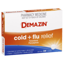 DEMAZIN COLD & FLU RELIEF PE 24 TABLETS thumbnail 1
