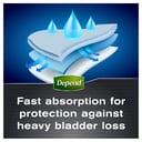 DEPEND MEN ADVANCED PROTECTION UNDERWEAR 7D LARGE 8 PACK thumbnail 5