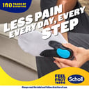 SCHOLL IN BALANCE HEEL & ANKLE ORTHOTIC INSOLES L thumbnail 6