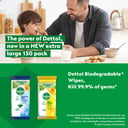 DETTOL MULTI PURPOSE CLEANING WIPES FRESH 300 PACK thumbnail 5
