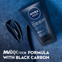 NIVEA MEN DEEP FACE & BEARD WASH 100ML thumbnail 3
