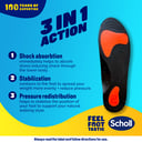 SCHOLL IN BALANCE LOWER BACK ORTHOTIC INSOLES L thumbnail 7