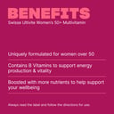 SWISSE ULTIVITE WOMENS 50+ MULTIVITAMIN TABLETS 90 thumbnail 3