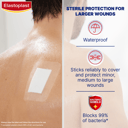 ELASTOPLAST WATERPROOF XXL DRESSING 8CM X 10CM 5 PACK thumbnail 4