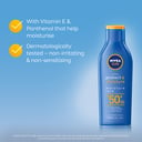 NIVEA PROTECT & MOISTURE SUNSCREEN LOTION SPF50+ 200ML thumbnail 3