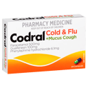CODRAL PE COLD & FLU + MUCUS COUGH 24 CAPSULES thumbnail 1