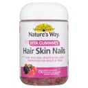 NATURES WAY ADULT VITA GUMMIES HAIR SKIN NAILS 150 thumbnail 1