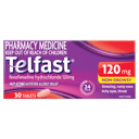 TELFAST 120MG 30 TABLETS thumbnail 1