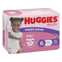 HUGGIES ULTRADRY NAPPY PANTS JUNIOR GIRL 24 PACK thumbnail 1