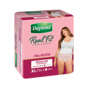 DEPEND WOMEN REAL FIT UNDERWEAR REGULAR 7D X-LARGE 8 PACK thumbnail 1