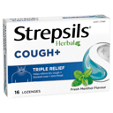 STREPSILS HERBAL COUGH FRESH MENTHOL 16 LOZENGES thumbnail 5