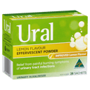 URAL EFFERVESCENT POWDER LEMON SACHETS 28 PACK thumbnail 1