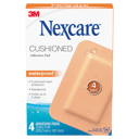 NEXCARE CUSHIONED WATER PROOF ADHESIVE PAD 4 PACK thumbnail 1