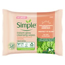 SIMPLE FACE WIPES PROTECT AND GLOW INSTANT GLOW 20 PACK thumbnail 1