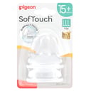 PIGEON TEAT SOFT TOUCH WIDE NECK 15+ MONTHS 2 PACK thumbnail 1