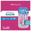 GILLETTE VENUS SENSITIVE DISPOSABLE RAZOR 3 PACK thumbnail 9