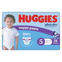 HUGGIES ULTRADRY NAPPY PANTS WALKER BOY 26 PACK thumbnail 2