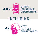 VEET PURE COLD WAX STRIPS LEGS & BODY SENSITIVE SKIN 40 PACK thumbnail 10