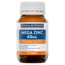 ETHICAL NUTRIENTS MEGA ZINC 40MG 60 TABLETS thumbnail 1