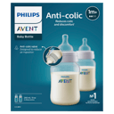 AVENT CLASSIC FEEDING BOTTLE ANTI COLIC 260ML 2 PACK thumbnail 1