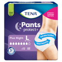 TENA UNISEX PANTS CULOTTES PLUS NIGHT 7D LARGE 12 PACK thumbnail 8