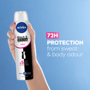 NIVEA WOMEN ANTIPERSPIRANT B&W INVISIBLE CLEAR 48H 250ML thumbnail 4