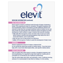 ELEVIT PRE-CONCEPTION & PREGNANCY 100 TABLETS thumbnail 4