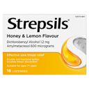 STREPSILS HONEY & LEMON 16 LOZENGES thumbnail 2