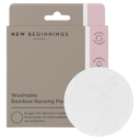 NEW BEGINNINGS NURSING BREAST PADS WASHABLE 8 PACK thumbnail 1
