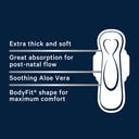 LIBRA PADS MATERNITY EXTRA LONG WINGS 10 PACK thumbnail 4