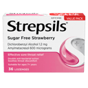 STREPSILS STRAWBERRY SUGAR FREE 36 LOZENGES thumbnail 7
