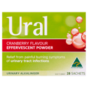 URAL EFFERVESCENT POWDER CRANBERRY SACHETS 28 PACK thumbnail 2