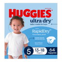 HUGGIES JUMBO ULTRADRY NAPPIES WALKER BOY 64 PACK thumbnail 3