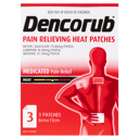 DENCORUB PAIN RELIEVING HEAT PATCHES 3 PACK thumbnail 2