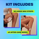 NAIR SOFT NATURAL WAX STRIPS LARGE LEGS & BODY 40 PACK thumbnail 6