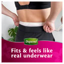 DEPEND WOMEN REAL FIT UNDERWEAR REGULAR 7D X-LARGE 8 PACK thumbnail 6
