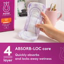 POISE 3-IN-1 PADS OVERNIGHT 6D 8 PACK thumbnail 5