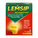 LEMSIP MAX DECONGESTANT LEMON SACHETS 10 PACK thumbnail 1