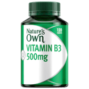 NATURES OWN VITAMIN B3 500MG 120 TABLETS thumbnail 10
