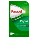 PANADOL RAPID 500MG 8 CAPLETS thumbnail 2