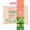SIMPLE FACE WIPES PROTECT AND GLOW INSTANT GLOW 20 PACK thumbnail 4