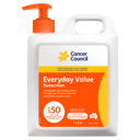 CANCER COUNCIL EVERYDAY VALUE S/SCREEN PUMP SPF50+ 1 LITRE thumbnail 1