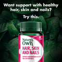 NATURES OWN HAIR SKIN AND NAILS 50 TABLETS thumbnail 3