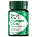 NATURES OWN VITAMIN B1 250MG 75 TABLETS thumbnail 1